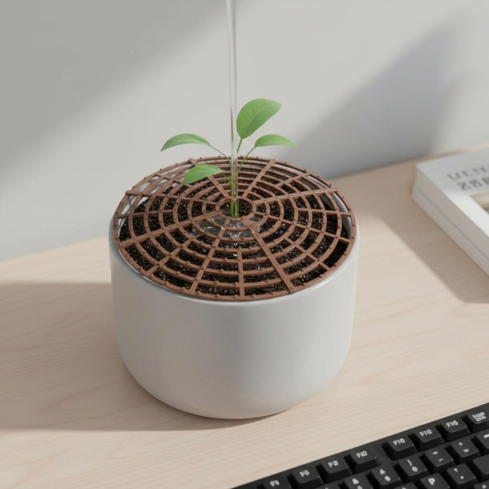 Parent Of Plant - 植木鉢土壌カバー耐候性植木鉢土壌カバーペット掘り返し防止ガード通気性メッシュ猫掘り返し防止ガード（親用）