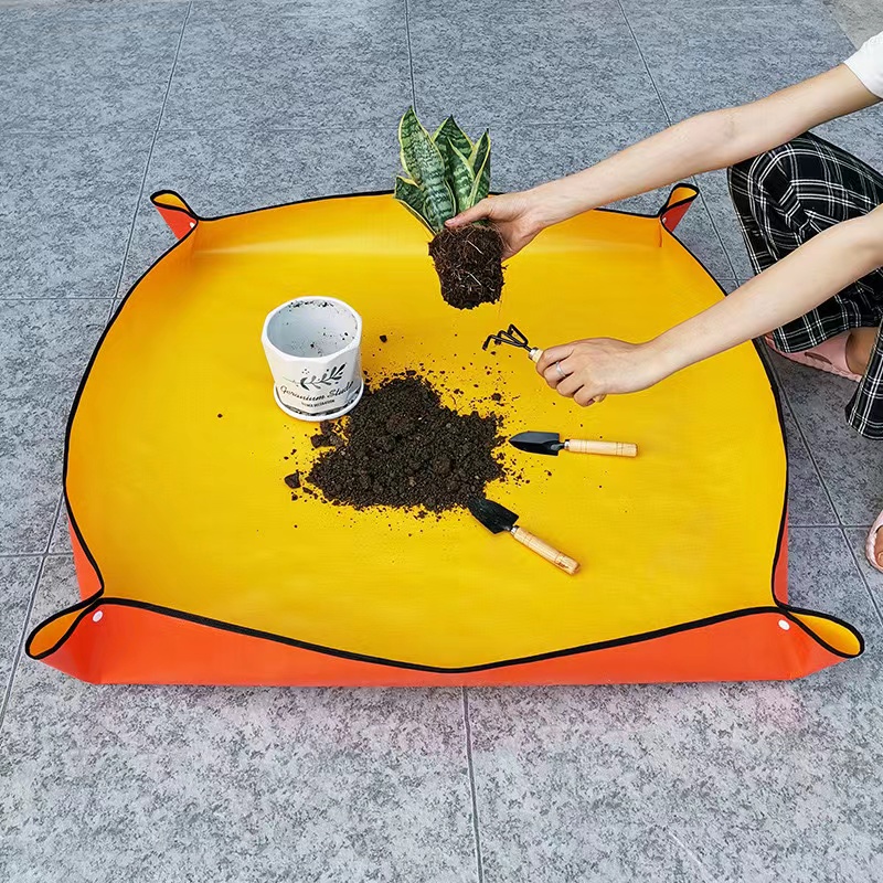 Snake Plant Ceramic - 防水厚手のガーデンマット,土壌交換マット,ガーデニングツール,植木鉢,再利用可能な移植,植木鉢