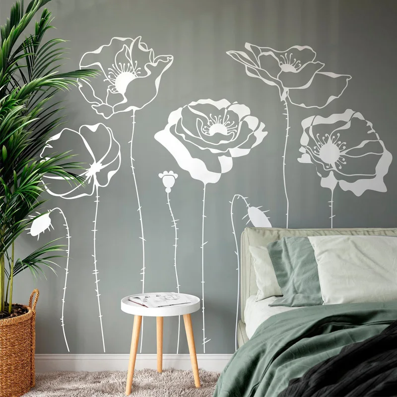 Monstera Thai Constellation - ウォールステッカー花柄,自然な壁の装飾,赤ちゃんの部屋,リビングルーム,アート,2179