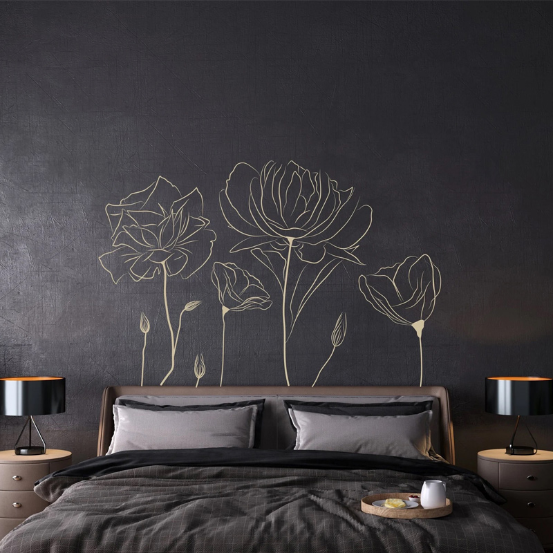 花をモチーフにしたインドアの花柄のビニールステッカー,インテ - Monstera Thai Constellation のレビューと価格