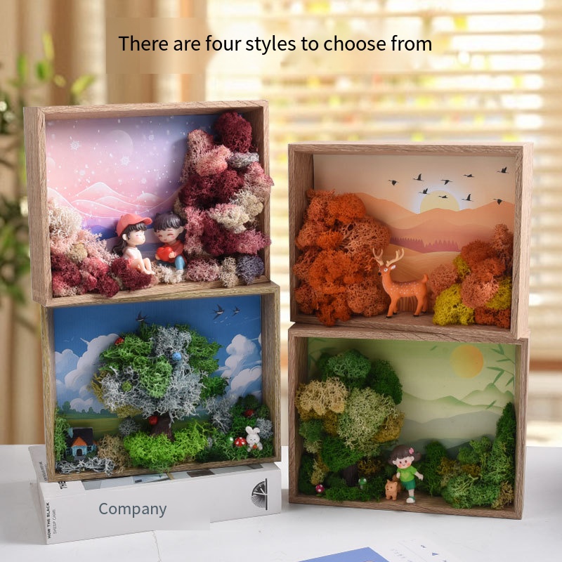 海藻アートDIYキット - 人工植物付き3D額入りマイクロラ - Plant Parent Gift Set のレビューと価格