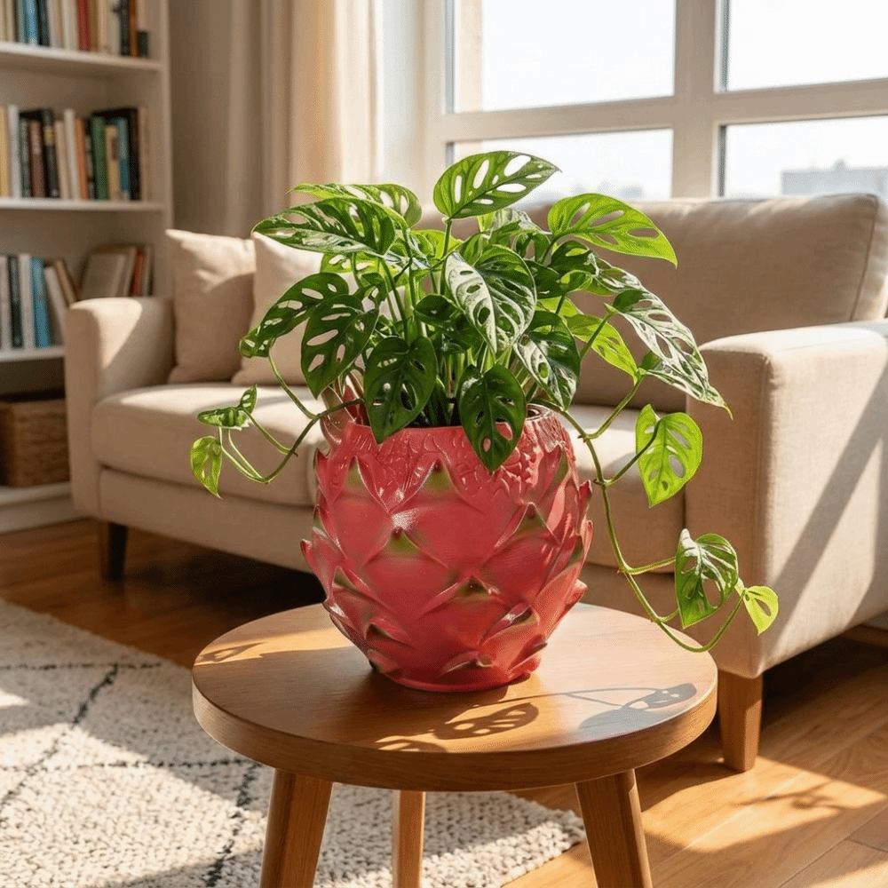 クリエイティブな樹脂製ドラゴンフルーツプランター、手作りフル - Snake Plant Ceramic のレビューと価格