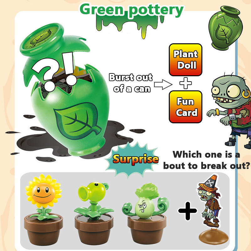 プラント vs. ゾンビ サプライズ陶器 ABS素材 親子イ - Plant Parent Gift Set のレビューと価格