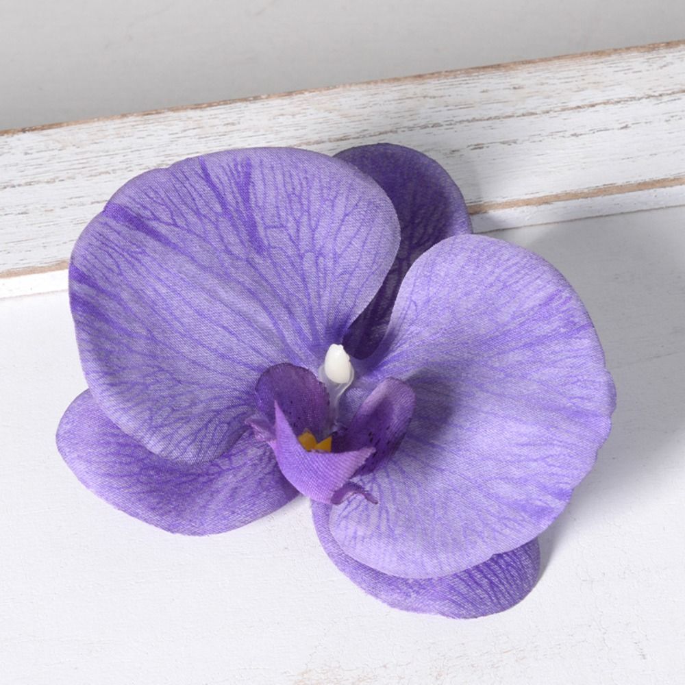 DIY胡蝶蘭フラワーヘッド手作り素敵な人工蝶蘭の花撮影小道具 - Orchid Phalaenopsis のレビューと価格