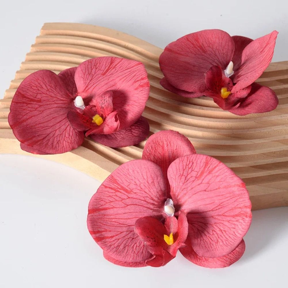 DIY胡蝶蘭フラワーヘッド11cm 可愛い造花 蝶蘭 手作り - Orchid Phalaenopsis のレビューと価格