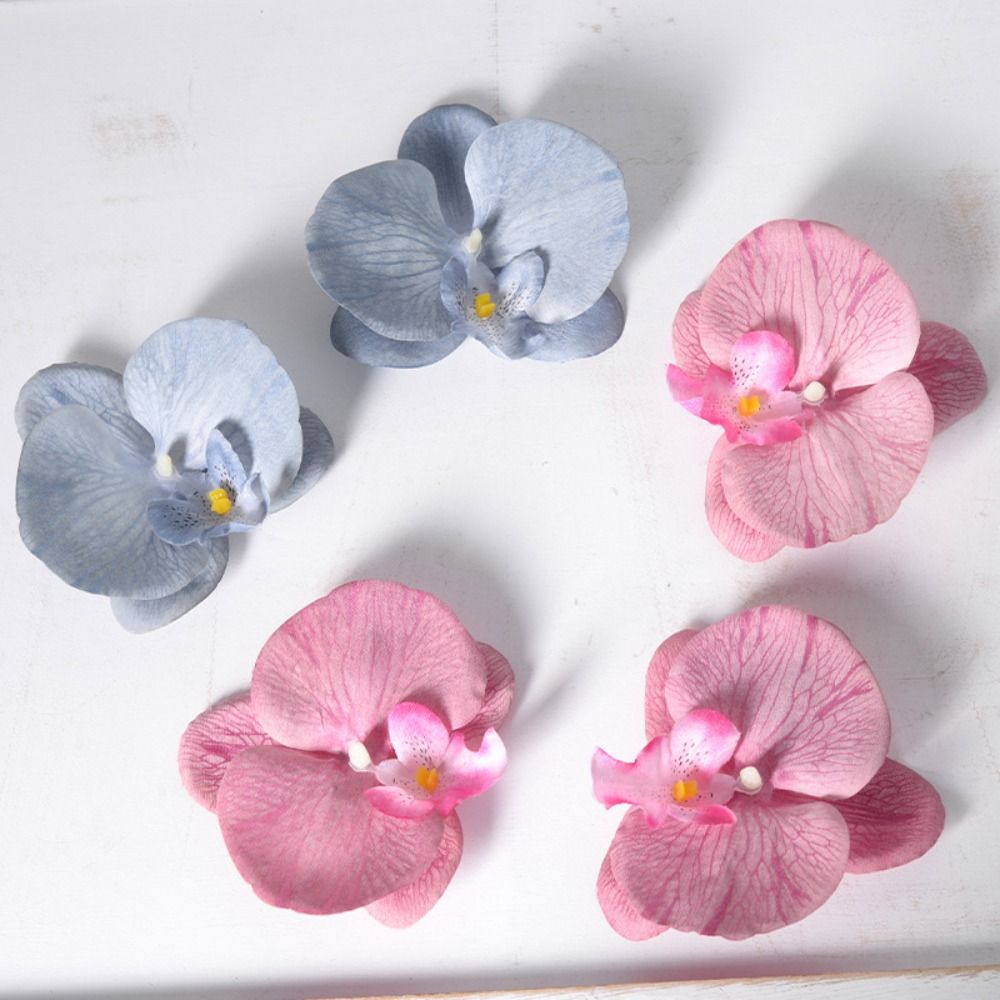 DIY胡蝶蘭フラワーヘッド11cm 可愛い造花 蝶蘭 手作り - Orchid Phalaenopsis のレビューと価格