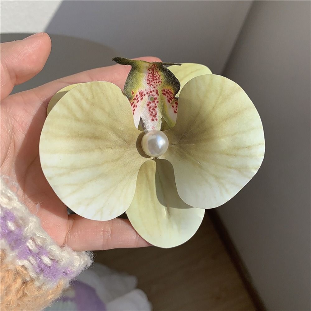 Duckbill orchid Butterflyヘアクリッ - Orchid Phalaenopsis のレビューと価格