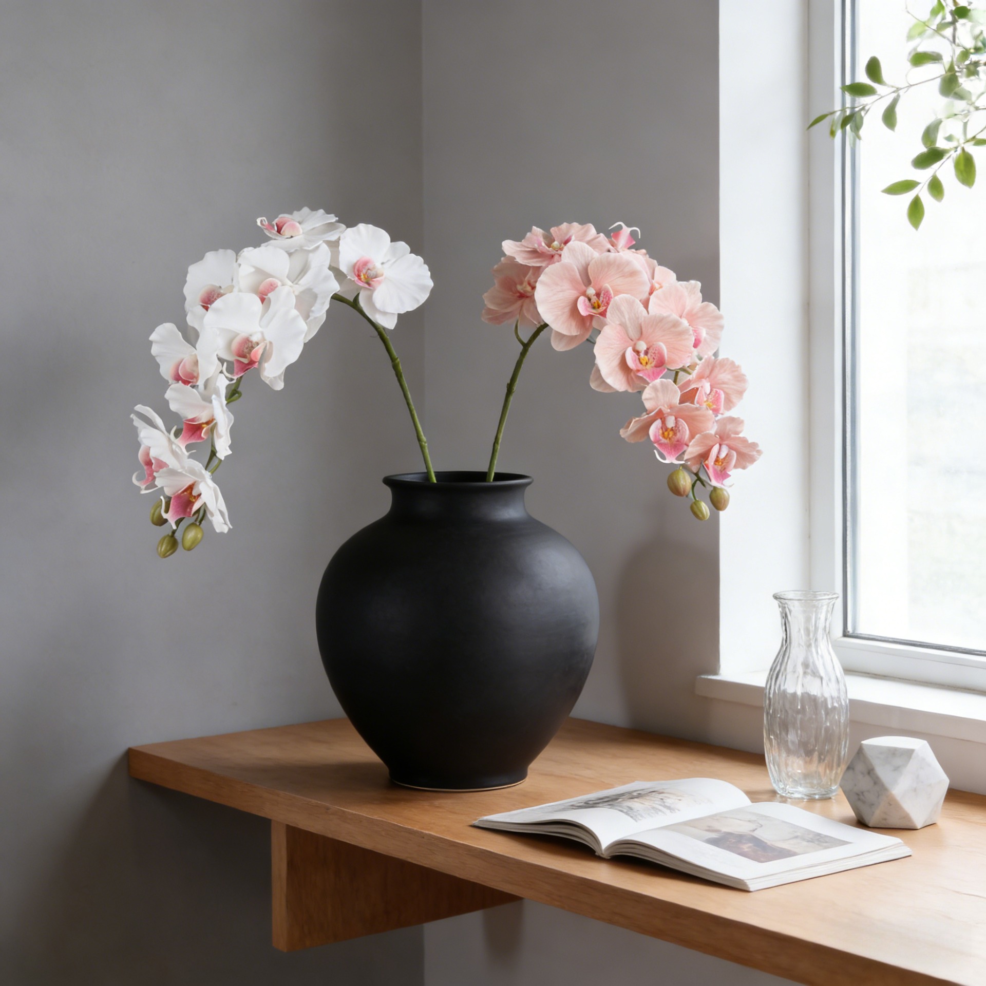 38.6インチ 9頭 韓国風 人工胡蝶蘭 ホーム ホテル バ - Orchid Phalaenopsis のレビューと価格