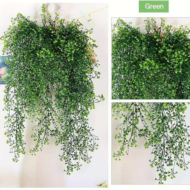 エアコン用人工ツタのつる,偽の吊り壁,ウィロー,籐の葉,プラ - String Of Pearls Plant のレビューと価格
